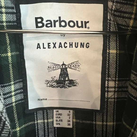 Barbour x Alexa Chung Edith Waxed Cotton Jacket - Picture 6 of 6